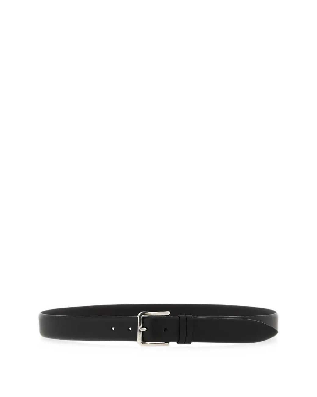ZERBINI CLAUDIO White Ceinture En Cuir Lisse for men