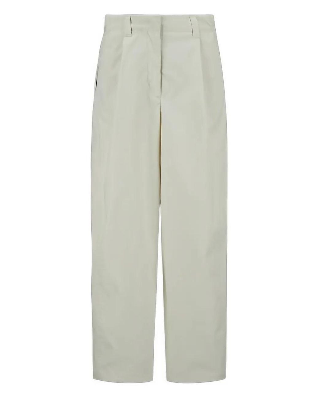 Pantalones Plisados Herno de color White
