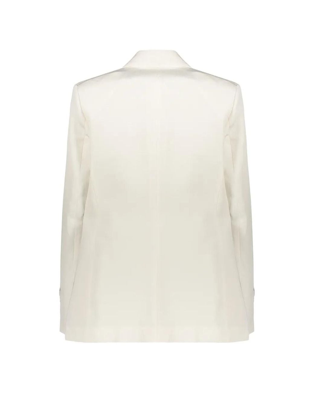 Ellery White Single-Breasted Blazer