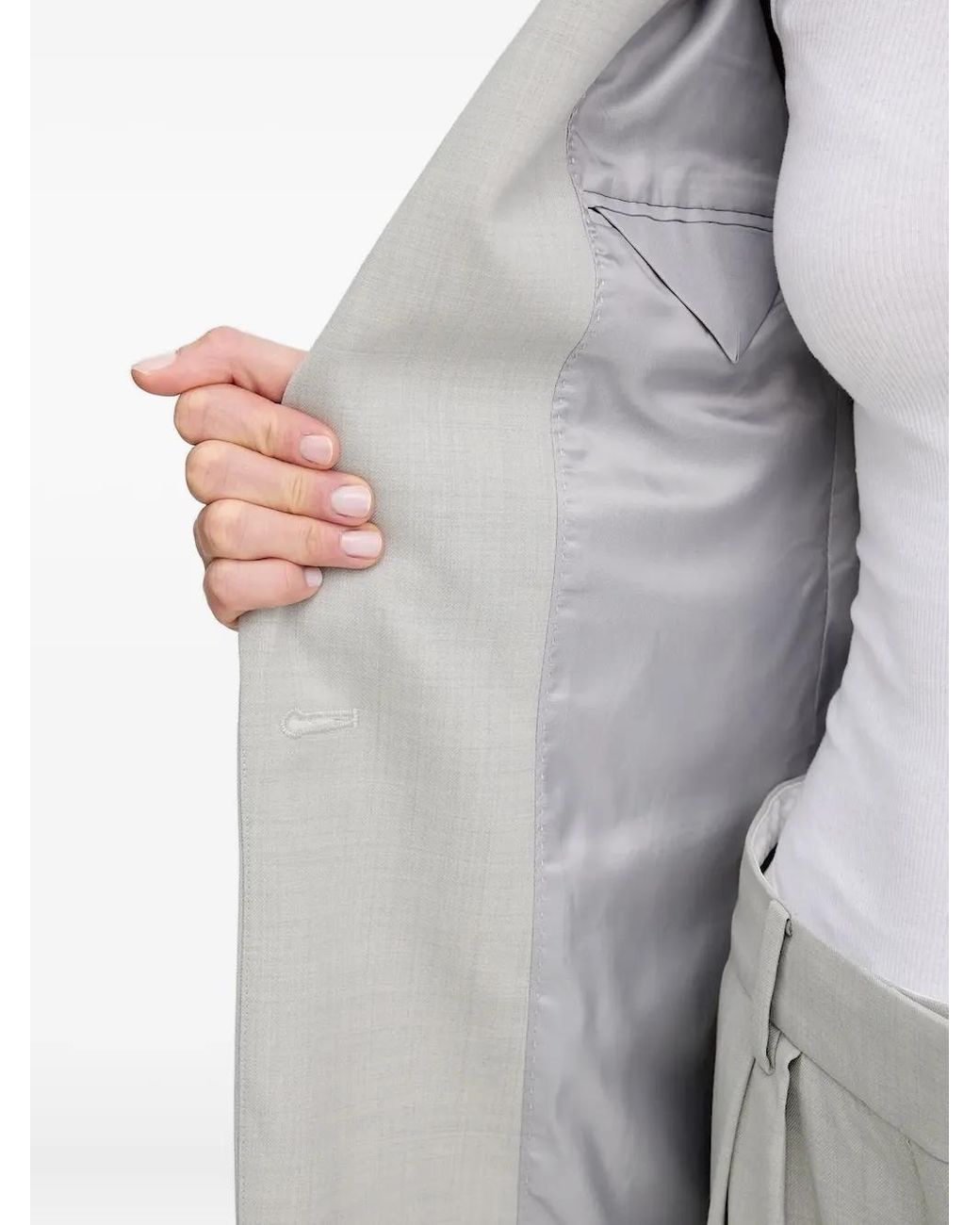 Day Birger et Mikkelsen White Single-Breasted Blazer