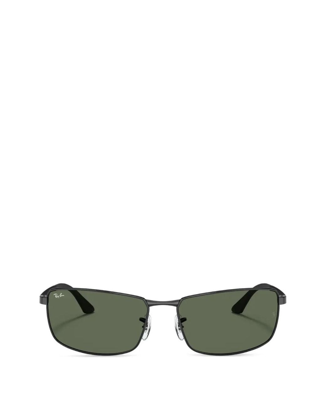 Ray-Ban Green Rectangle-Frame Sunglasses for men