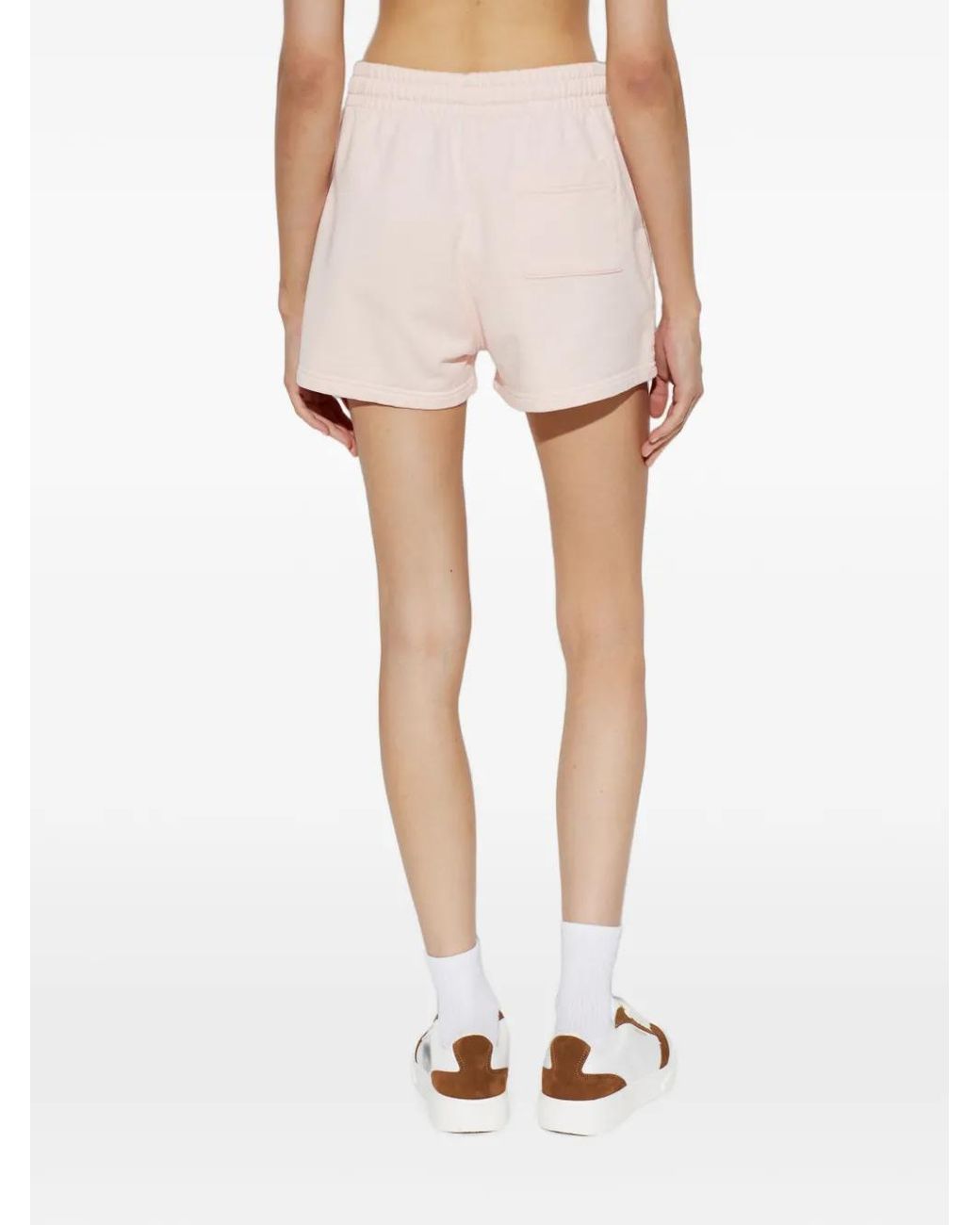 Casablanca Pink Tennis Club Icon Pyramid Abduction Embroidered Sweatshorts