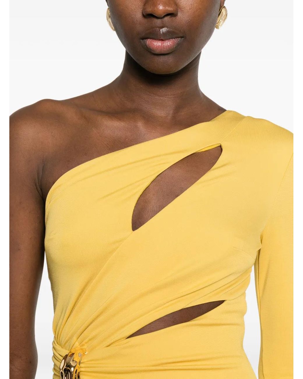 Elisabetta Franchi Metallic Carpet Dress