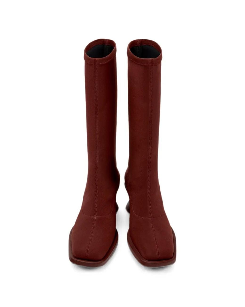 Camper Red Louise Wedge-Heel Boots