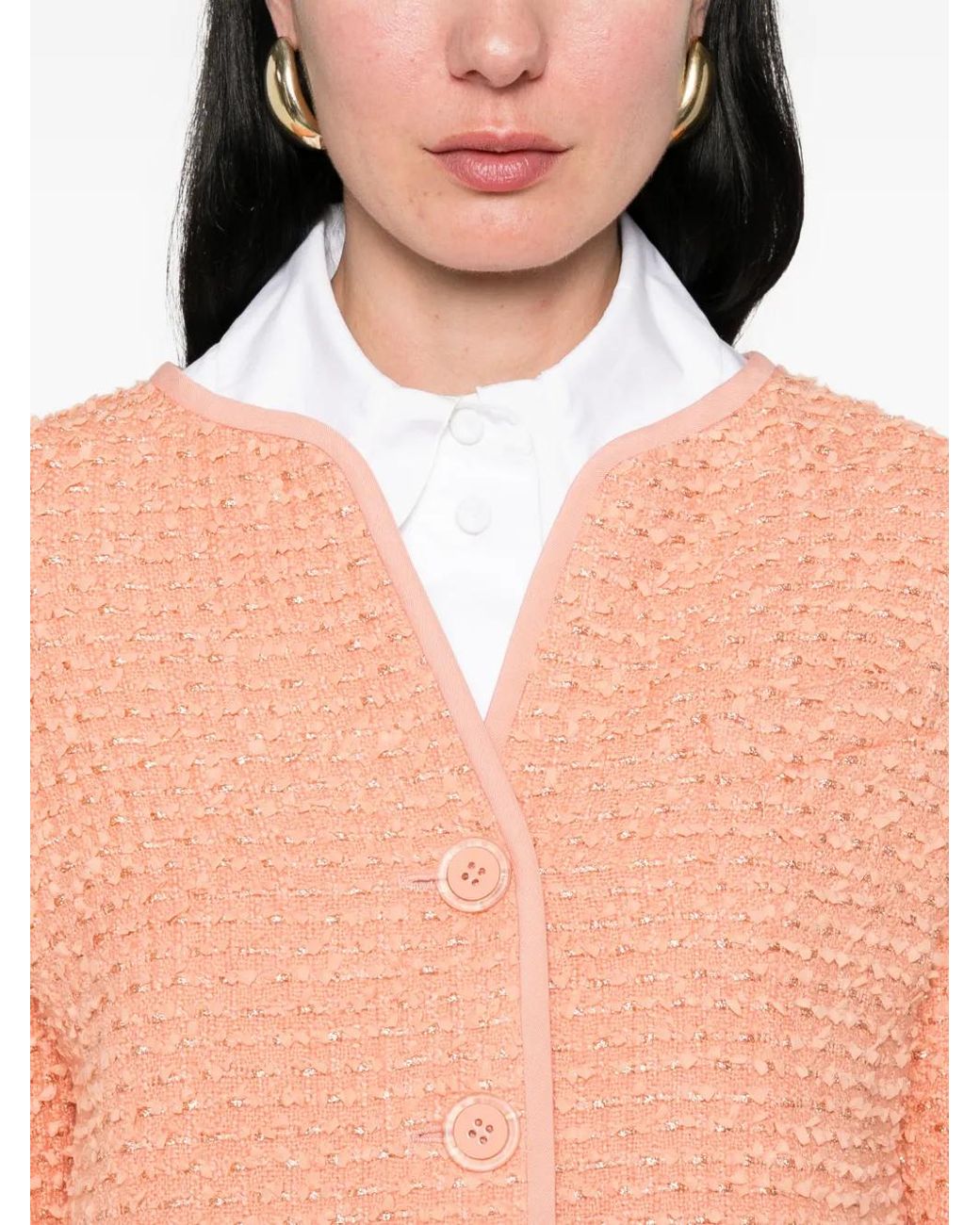 Emporio Armani Pink Wool Blend Jacket