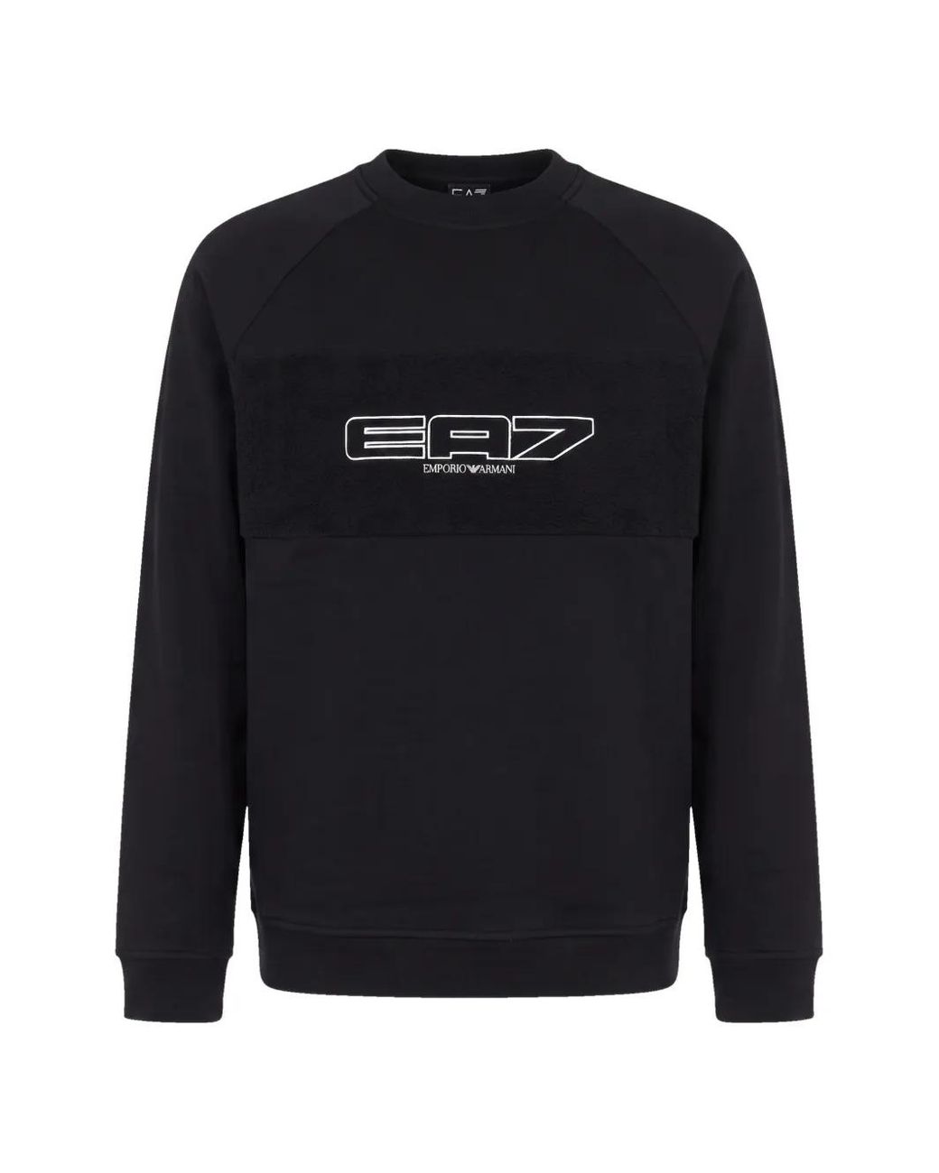 EA7 Sweater Met Logoprint in het Blue voor heren