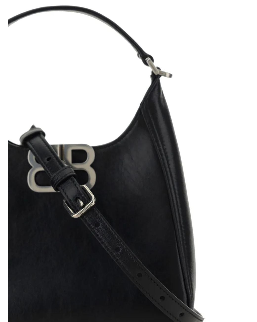Balenciaga Black Small Bb Shoulder Bag