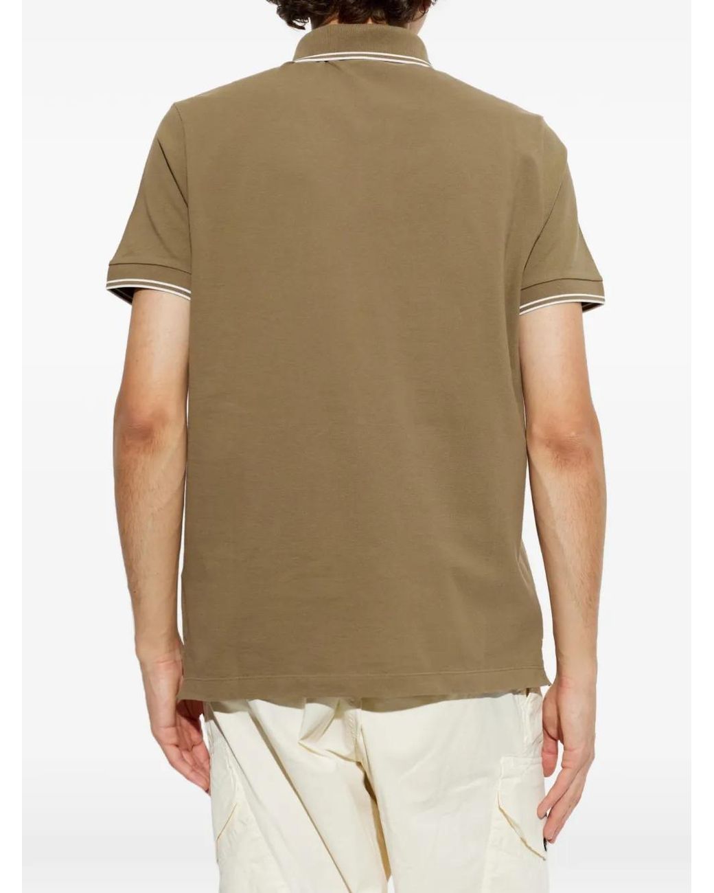 Stone Island Multicolor Inspired Knit Polo Shirt For for men