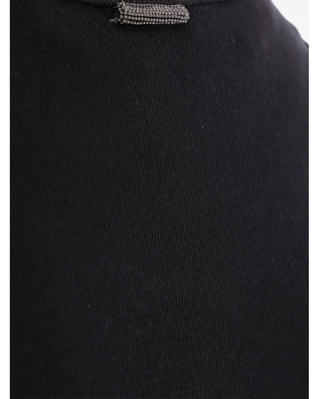 Brunello Cucinelli Black Cotton Tank Top