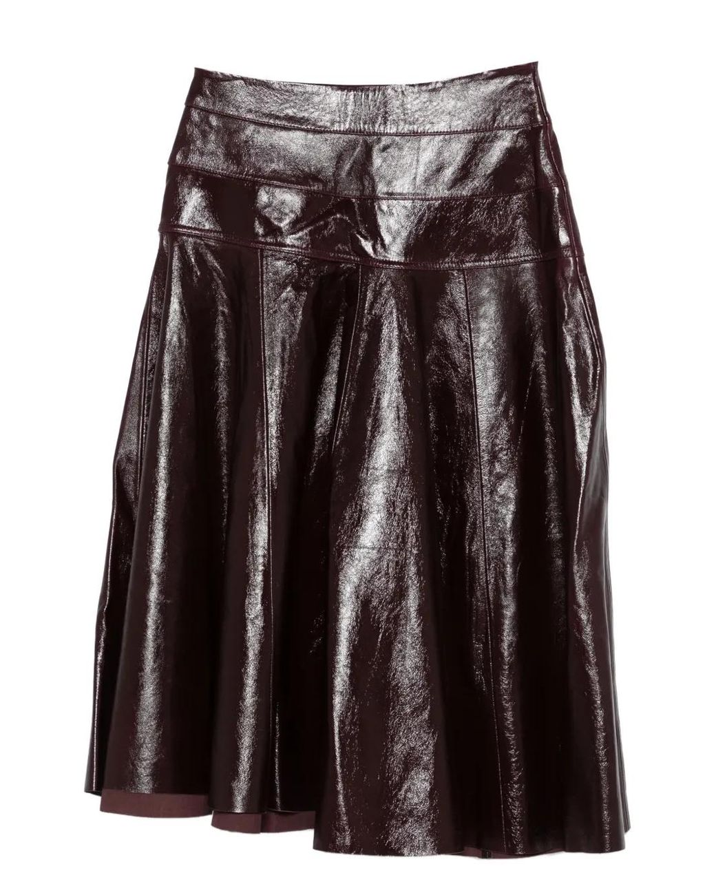 LIBEROWE Brown Carmen Leather Skirt