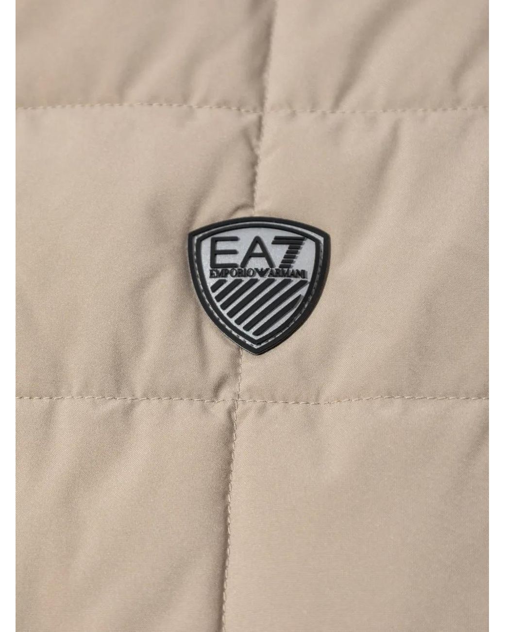 EA7 Bodywarmer Met Logopatch in het Natural voor heren
