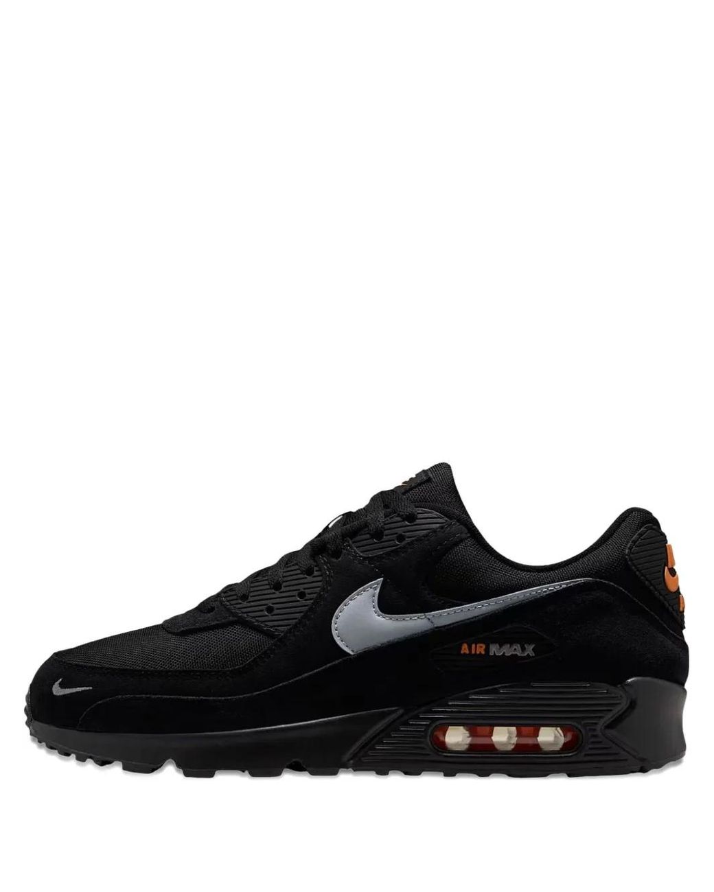 Nike Black Air Max 90 Low-Top Sneakers for men