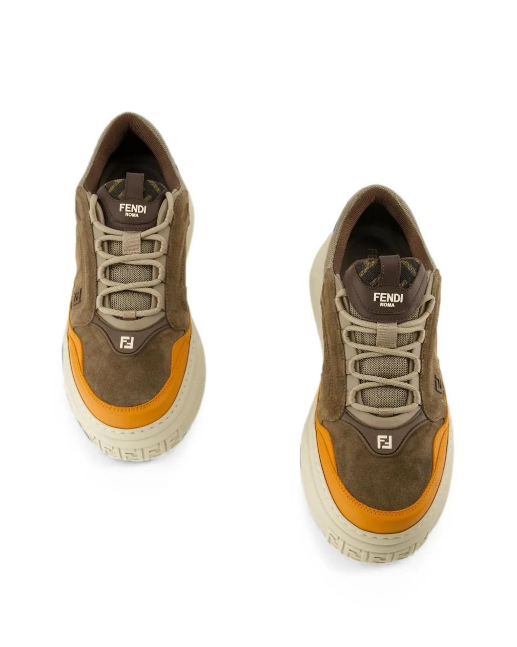 Fendi Brown Sneakers for men