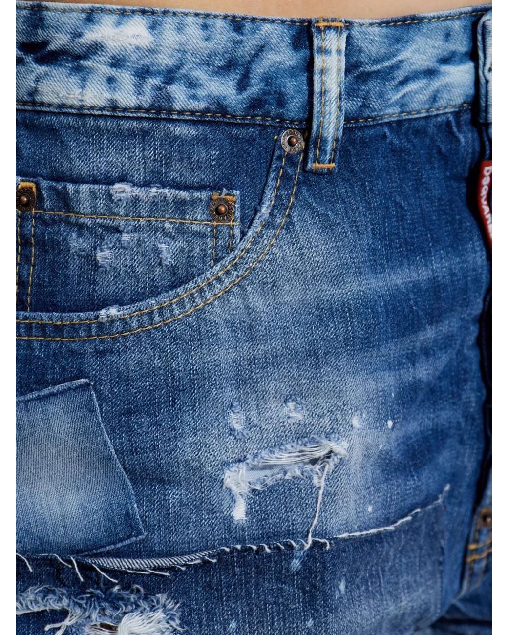 Bóxer Icon De Malla DSquared² de color Blue