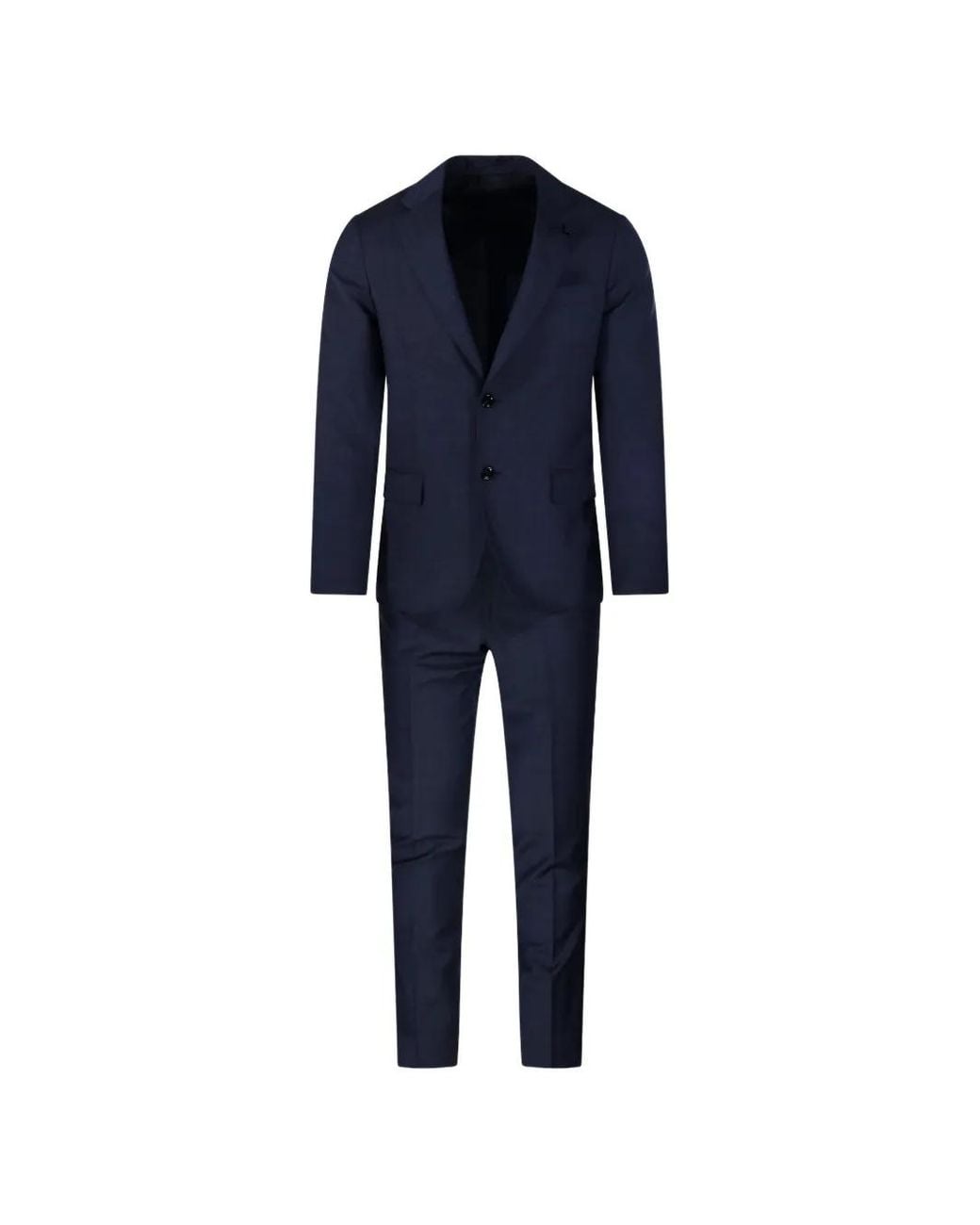 Lardini Blue Single-Breasted Suit for men