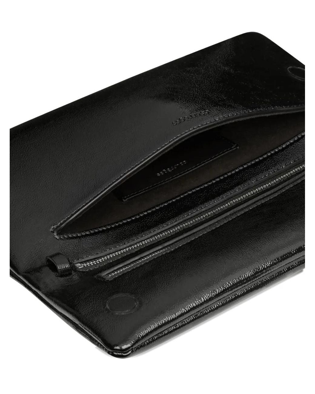 Courreges Black O'Lock Earrings