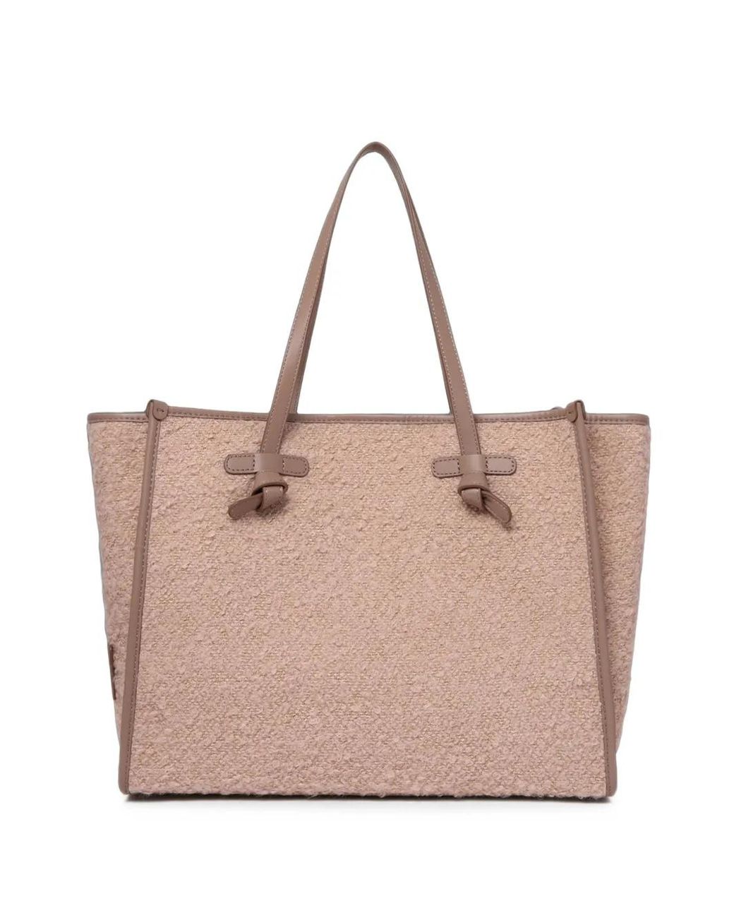Gianni Chiarini Natural Marcella Bouclé-Effect Tote Bag