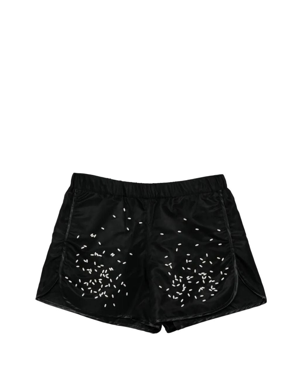 Doublet Black Spilled Rice Shorts for men