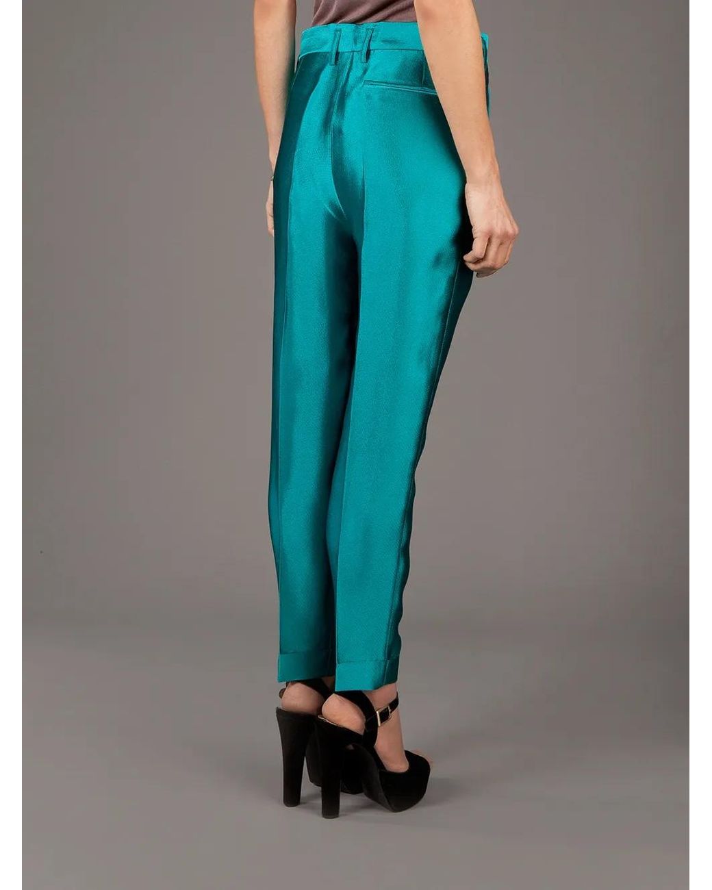 Haider Ackermann Blue Tapered Leg