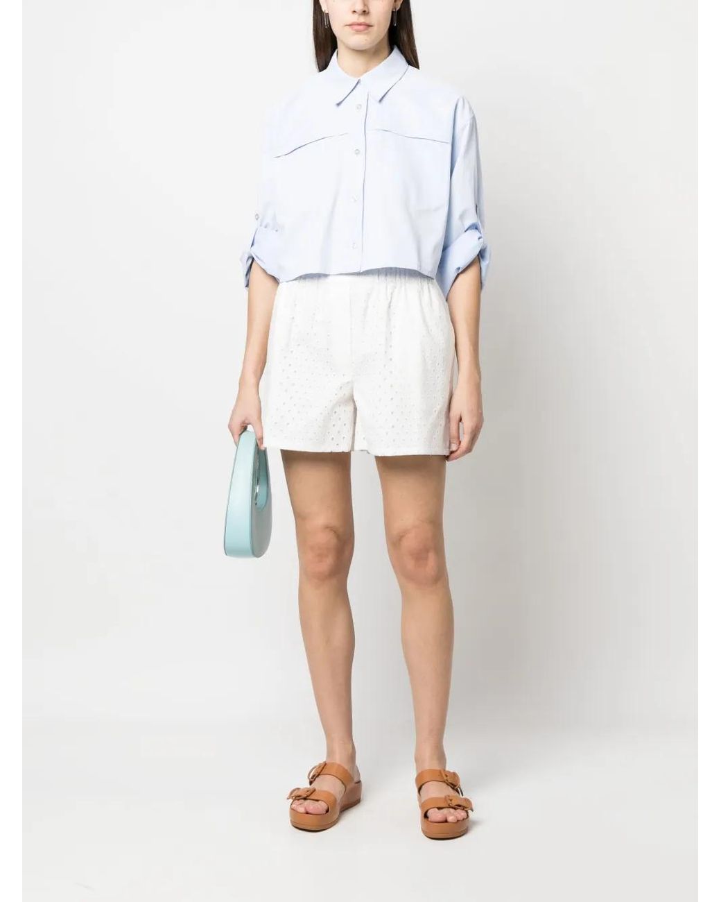KENZO White Regular Fit Shorts