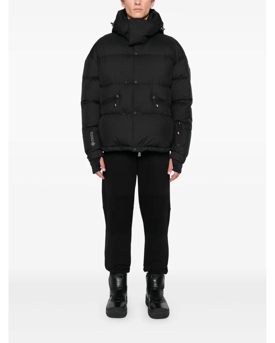 Moncler Black Coats for men