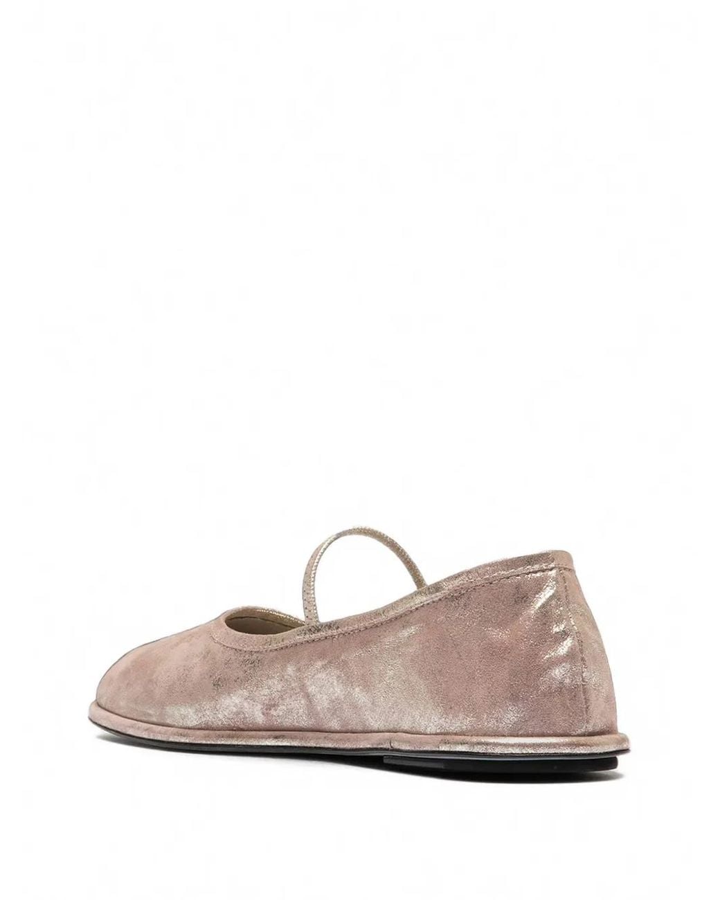 Officine Creative White Fontayne Leather Ballet Flats