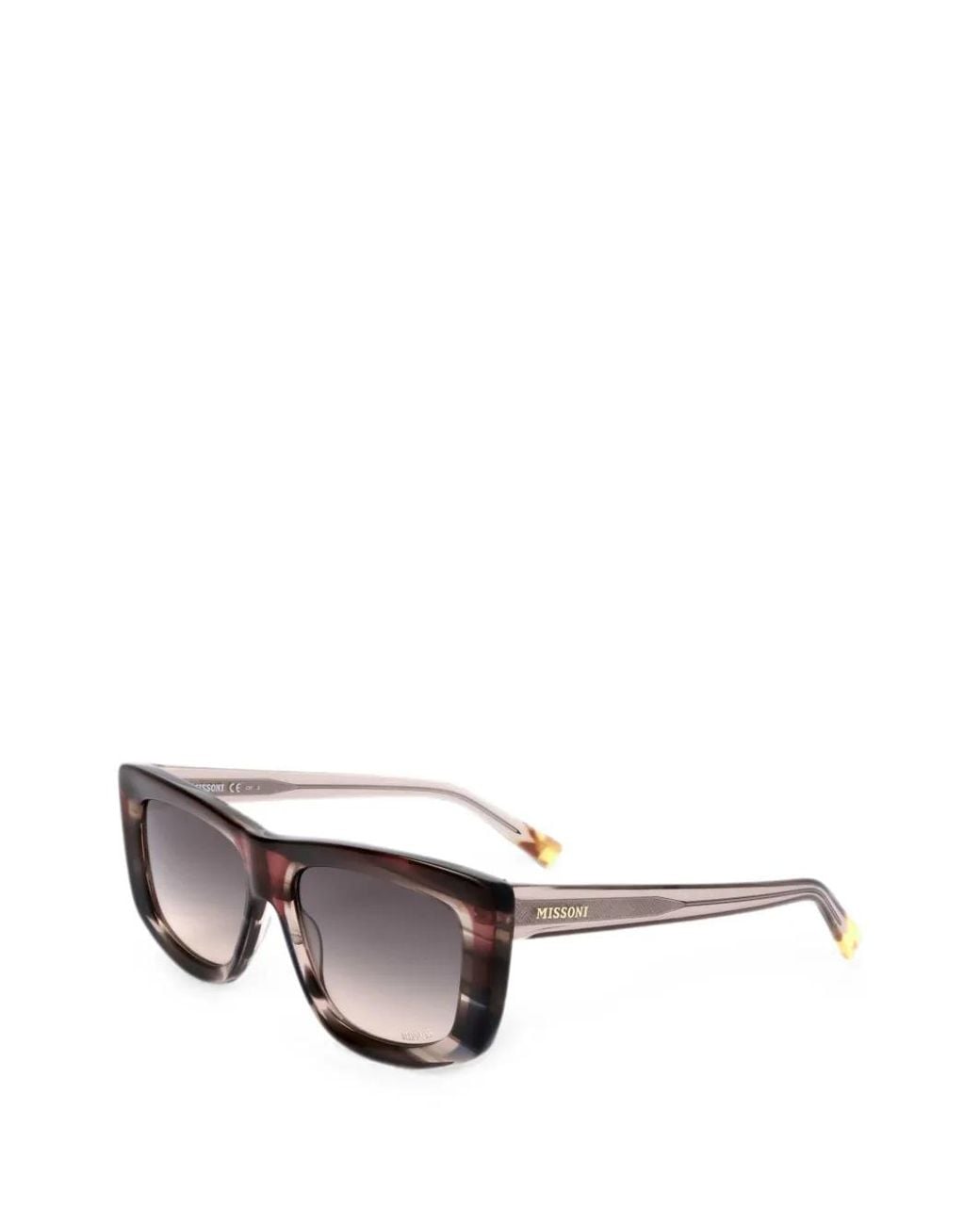 Missoni White Square-Frame Sunglasses