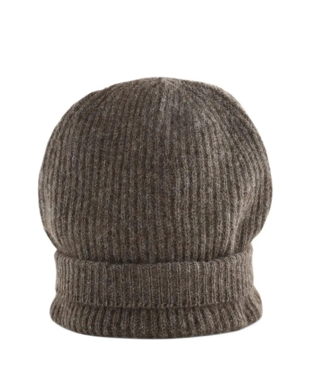 Uma Wang Gray Soft Beanie Hat