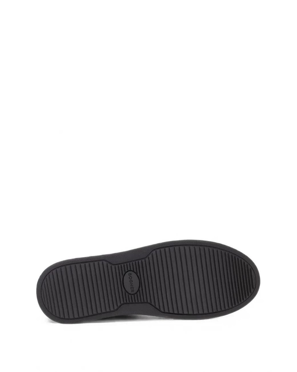 Bogner Black Milan 23 Leather Sneakers for men