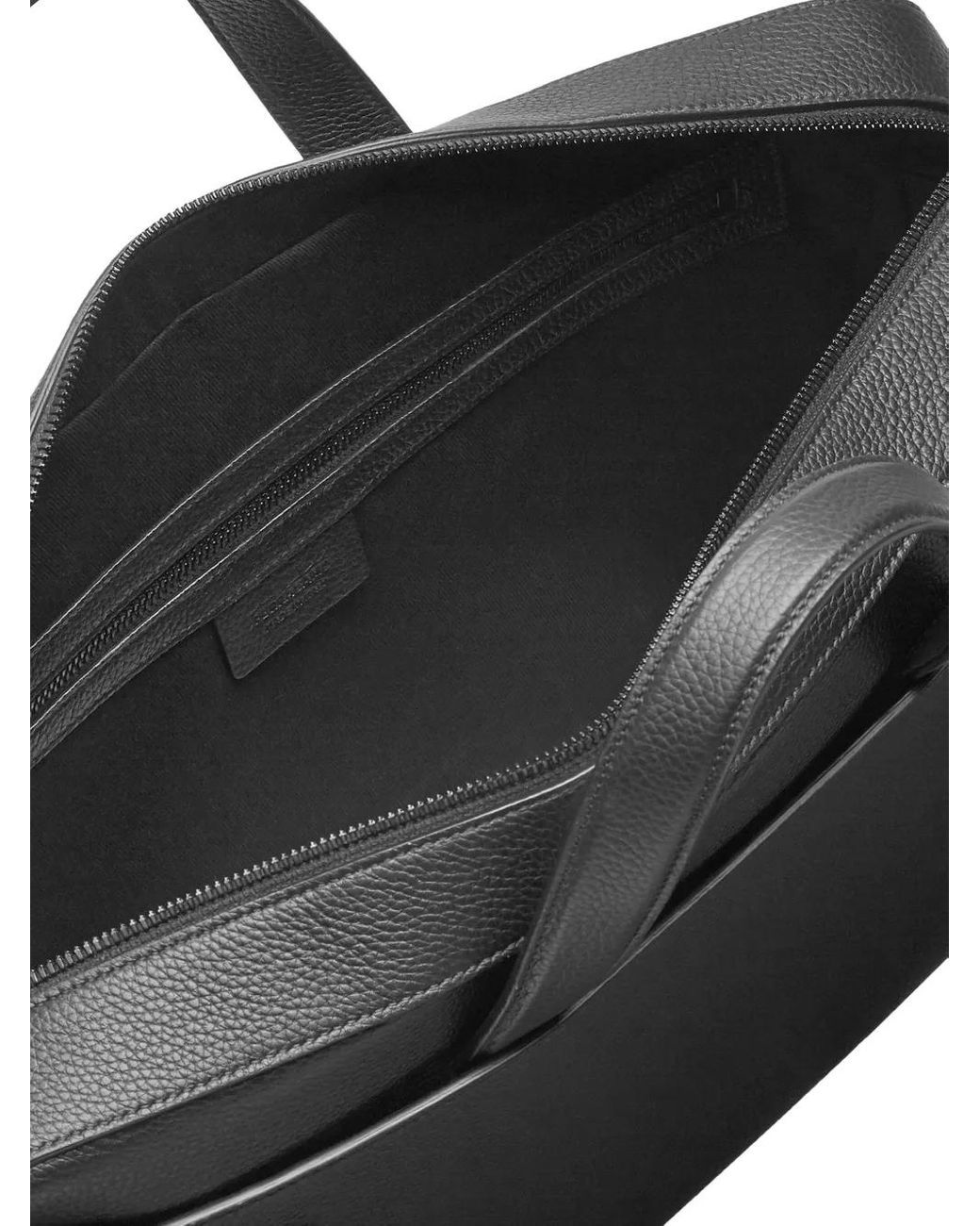 Ferragamo Black Briefcase With Hug Buckle M for men