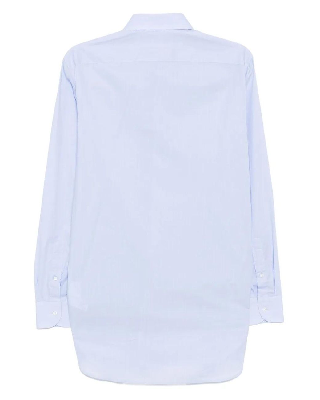 Junya Watanabe Blue Patchwork Shirt for men