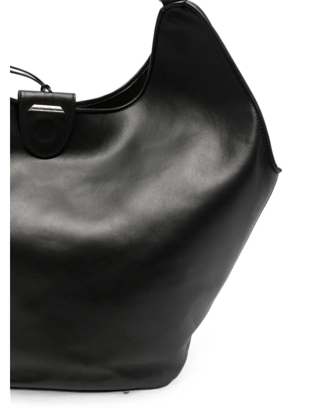 Dondup Black Ring-Detail Tote Bag