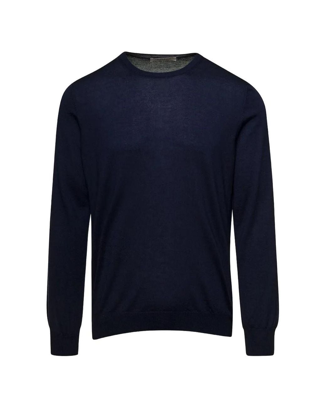 Fileria Blue Crew Neck Sweater for men