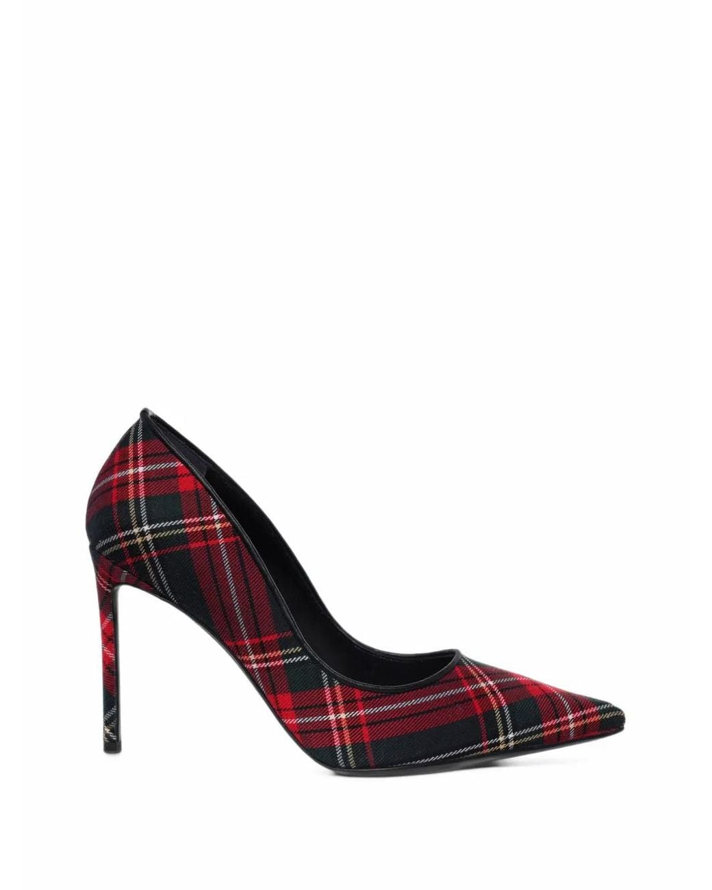 Ginissima Purple Zurra Tartan Pumps