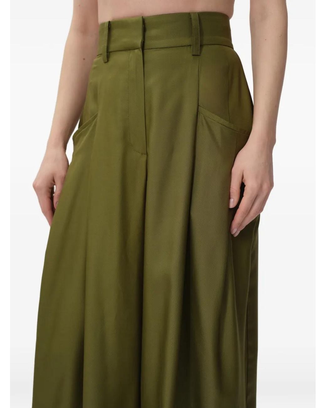 Concepto Green Wild Palazzo Pants