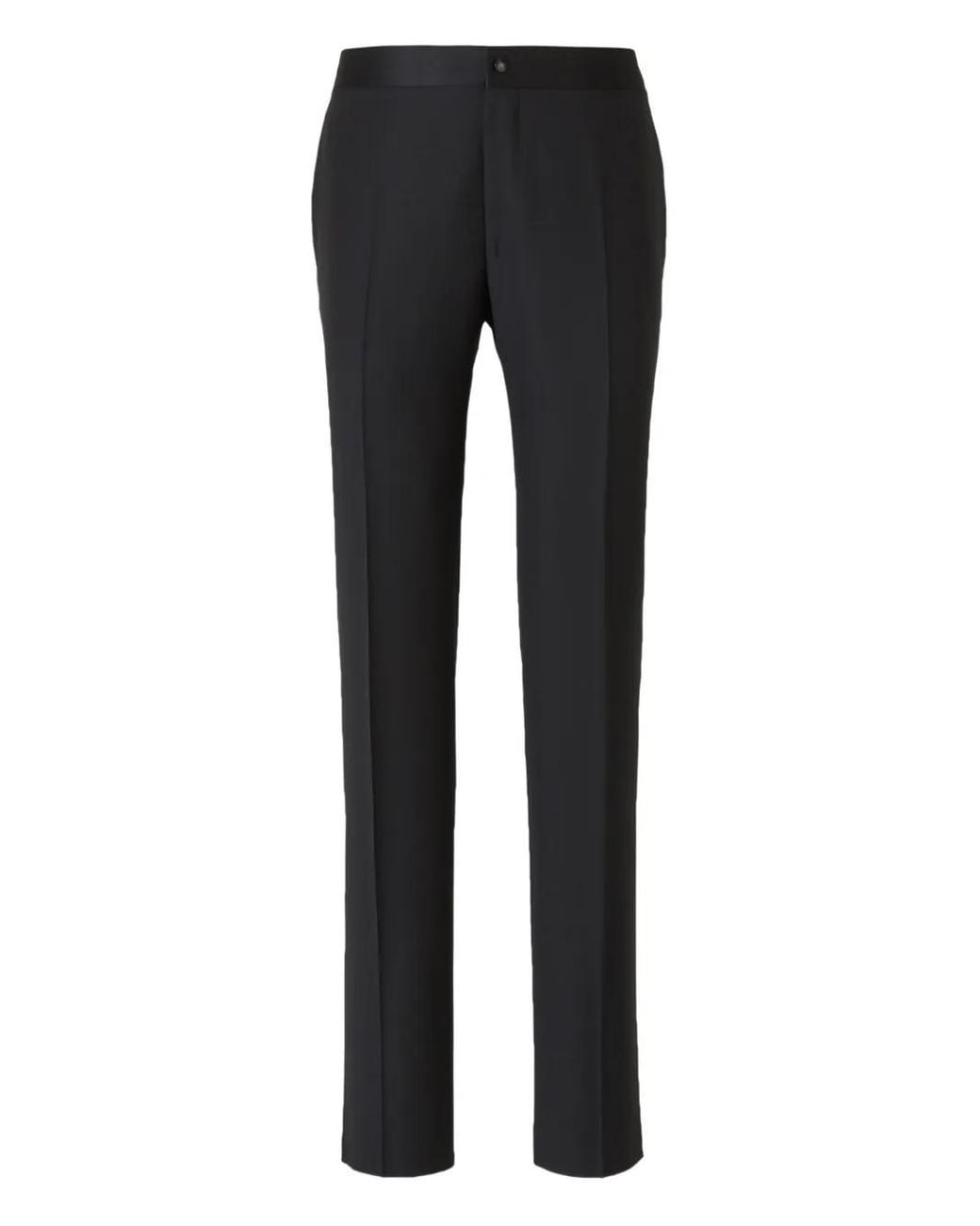 Canali Black Wool Single-Breasted Suit for men