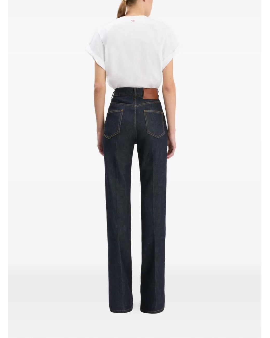 Victoria Beckham Blue Julia Jeans