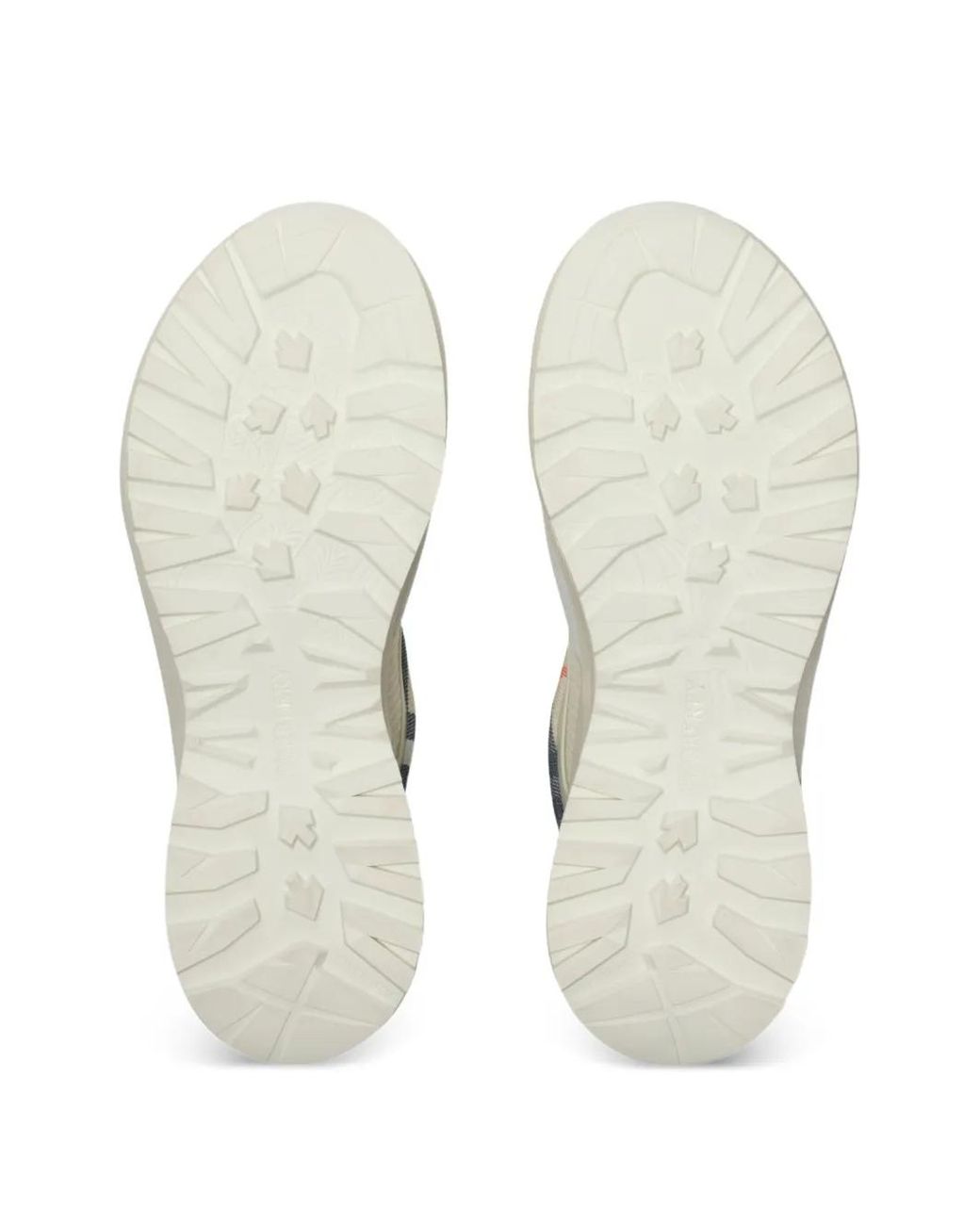 Burberry White Check And Mesh Discover Sneakers for men