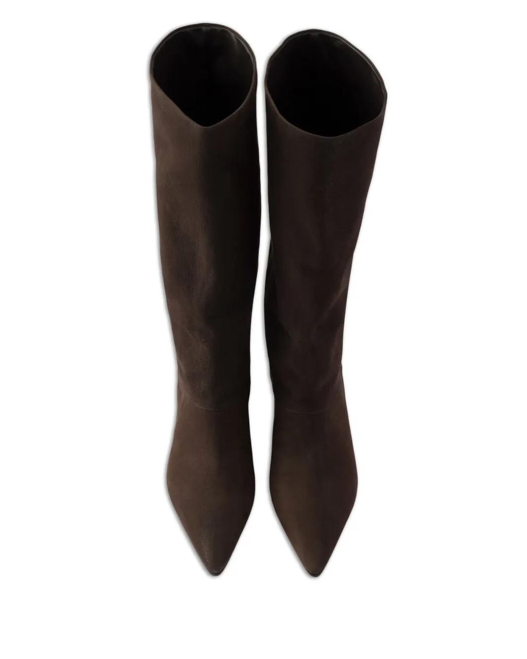 Prada Black Stiefel Mit Spitzer Kappe