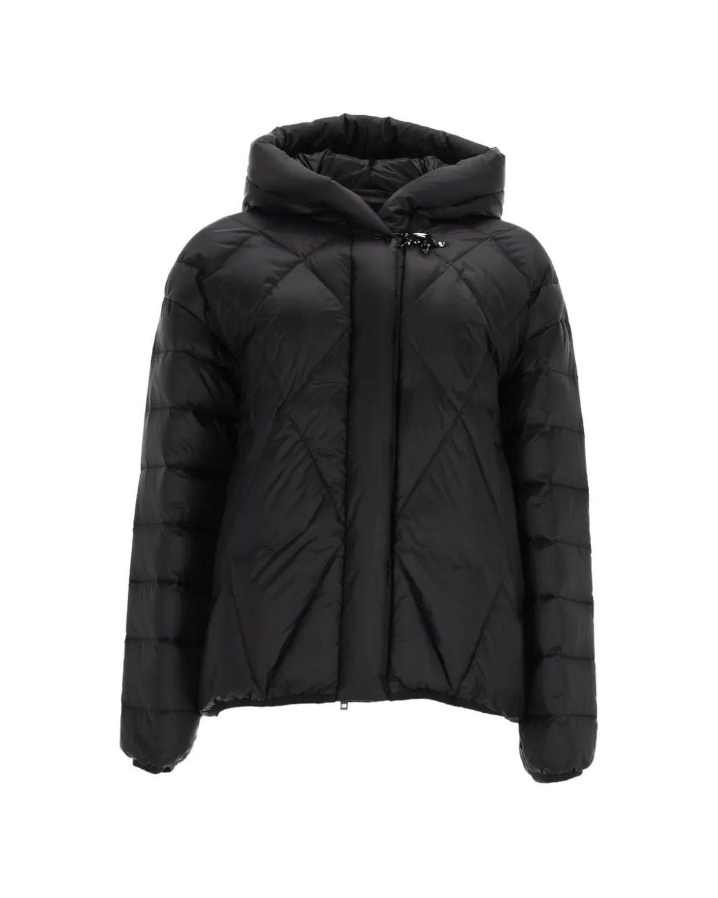 Fay Gewatteerd Donsjack Met Capuchon in het Black