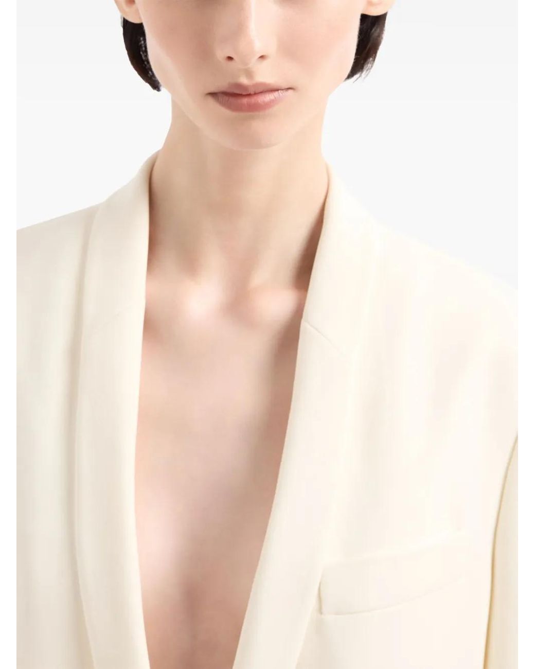 Giorgio Armani Natural Shawl Lapel Blazer