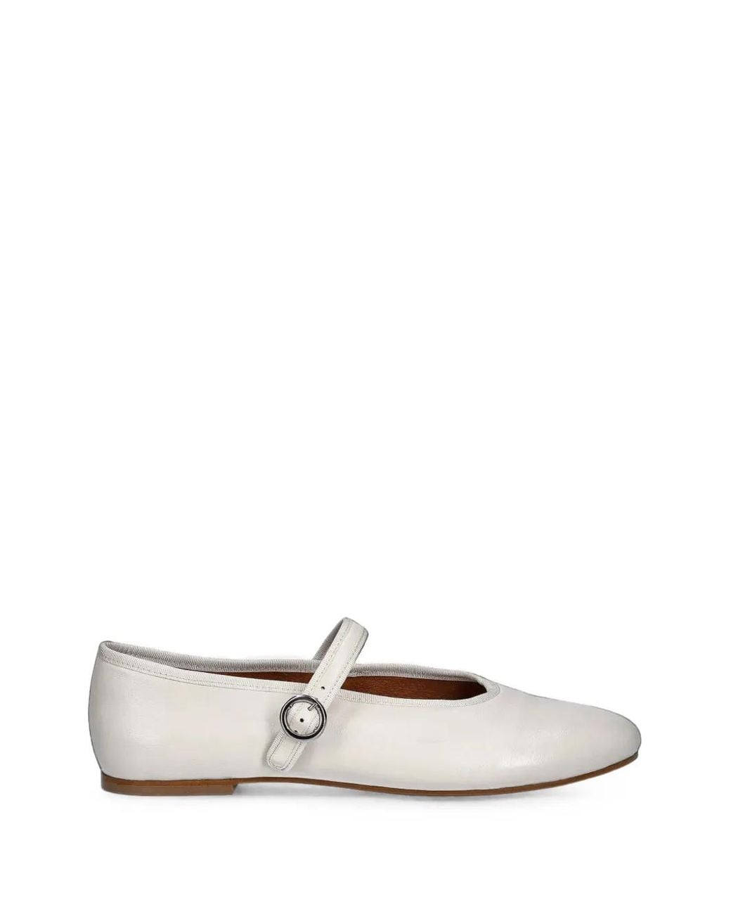 JONAK PARIS White Deesse Buckle-Strap Pumps