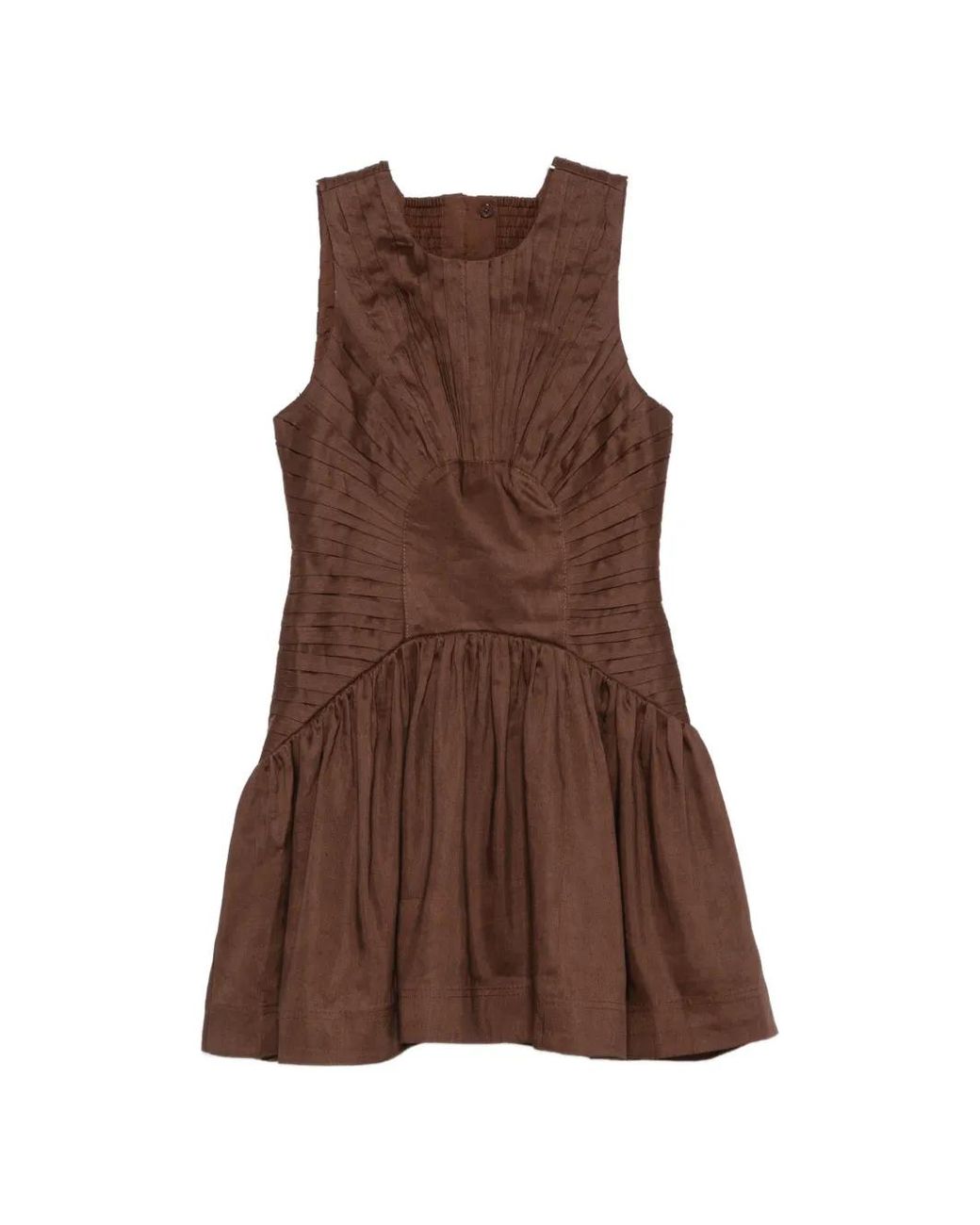 Aje. Brown Medea Mini Dress