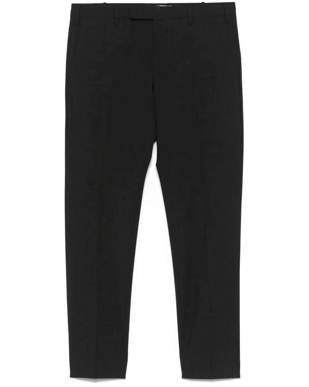 PT Torino Black Tailored Trousers for men