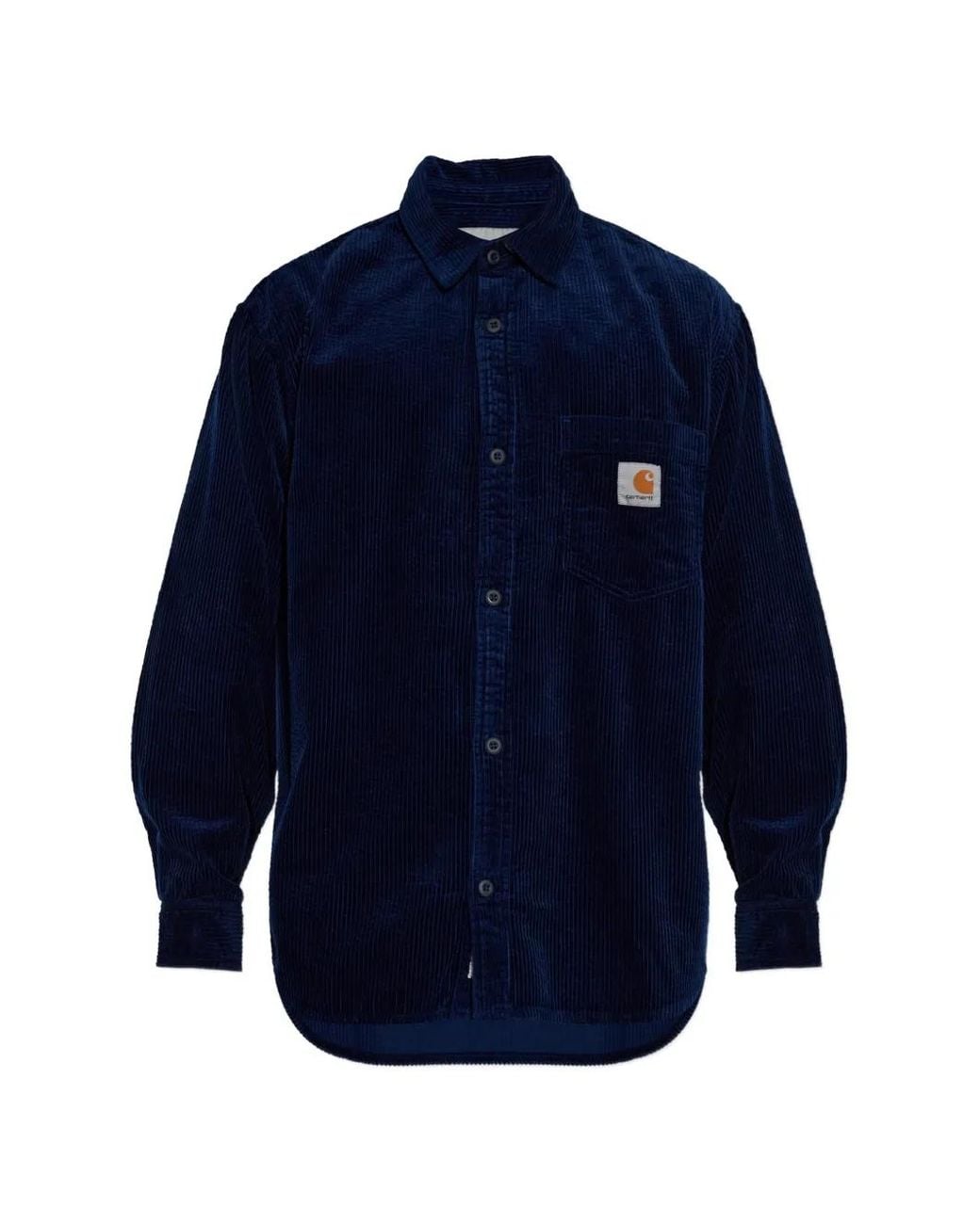 Carhartt Blue Loyde Corduroy Shirt for men