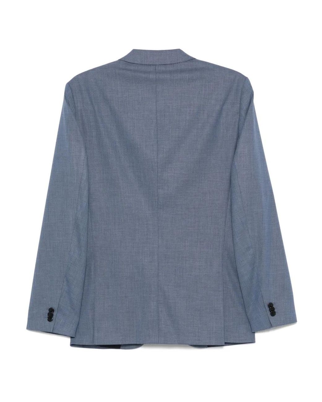 HUGO Blue Single-Breasted Blazer for men