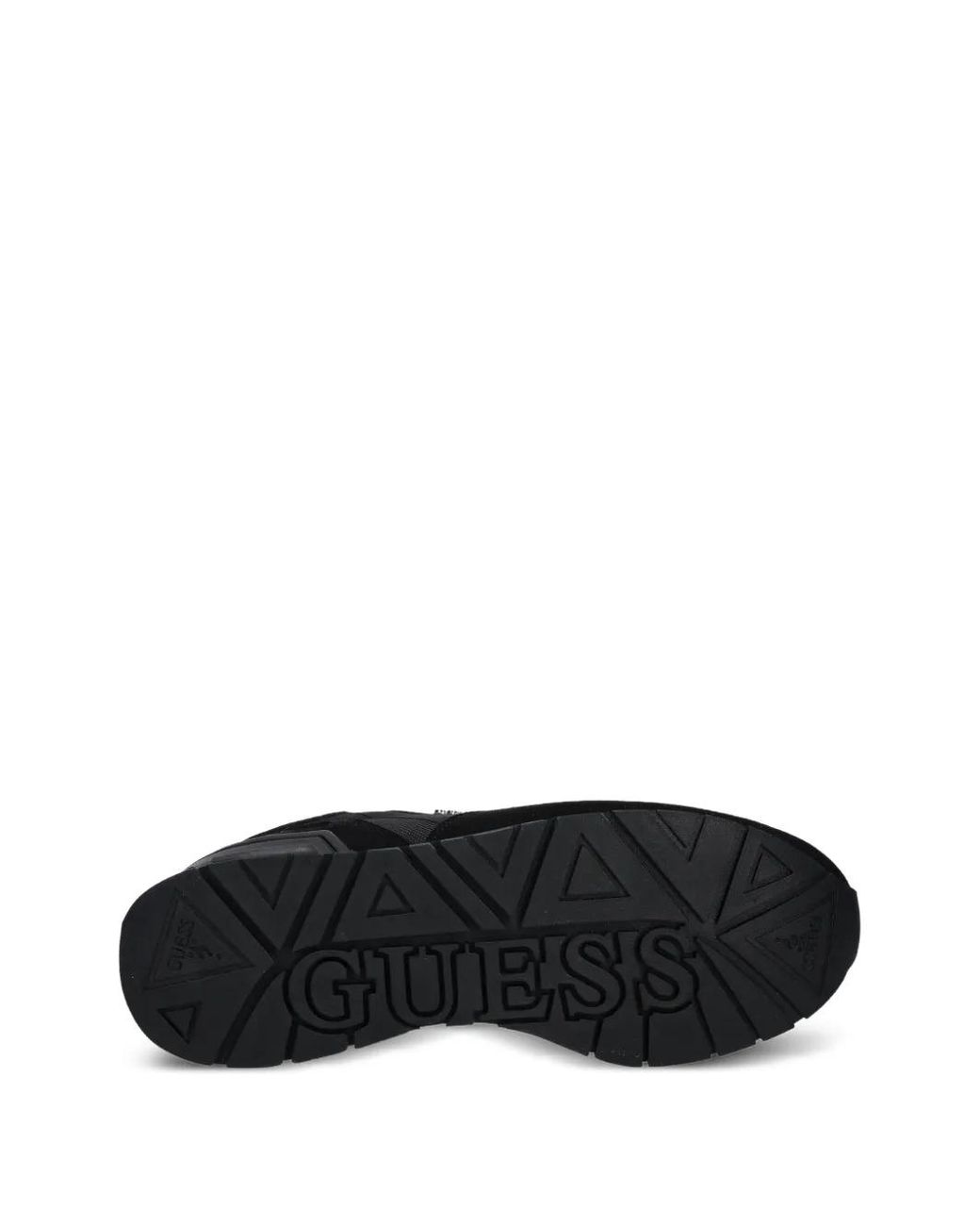 Guess Black Tresa Lace-Up Panelled Trainers for men