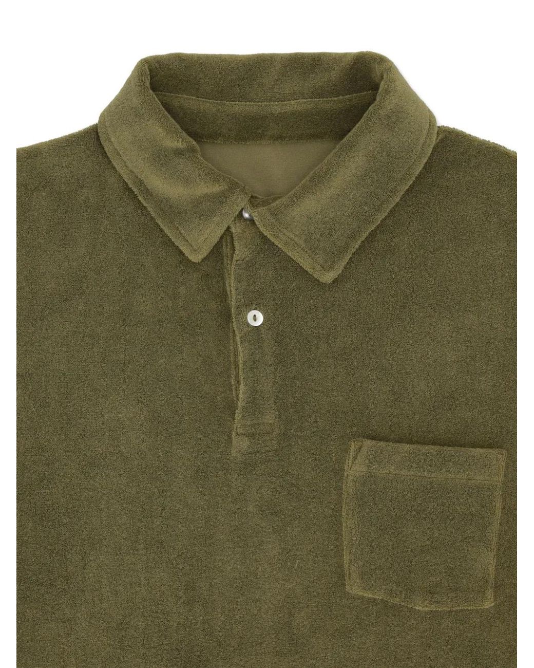Fortela Green Missourim Pocket-Button Polo Shirt for men