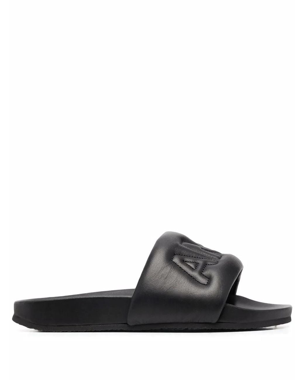 Ambush Black Logo-Quilted Slides