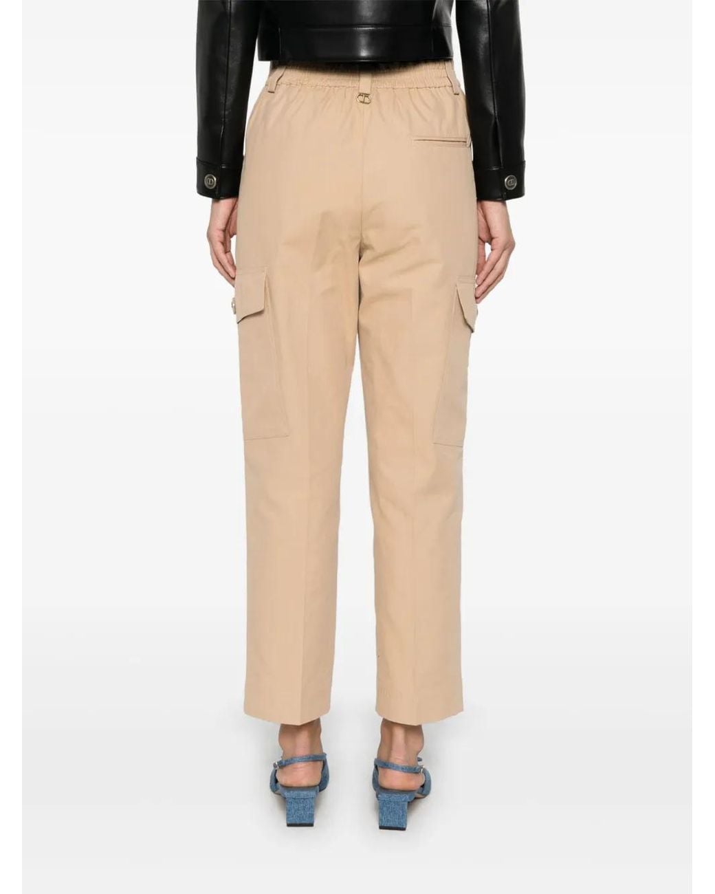 Twinset Natural Tapered Trousers